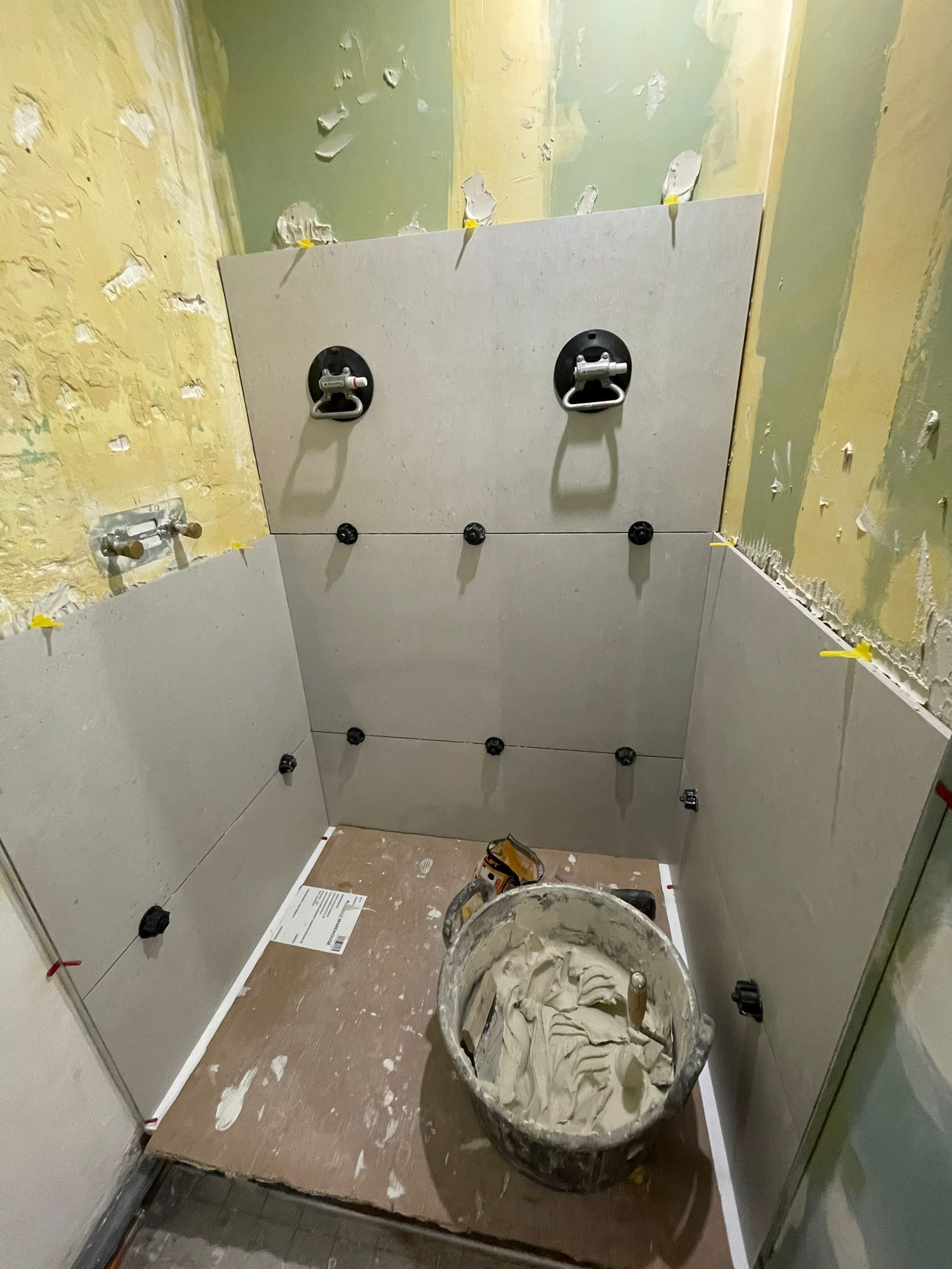 Avant remplacement WC suspendu